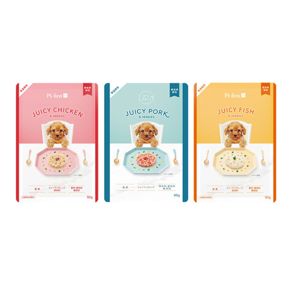 P's-first ONLINESTORE　ウェットフード3種セット<犬用>